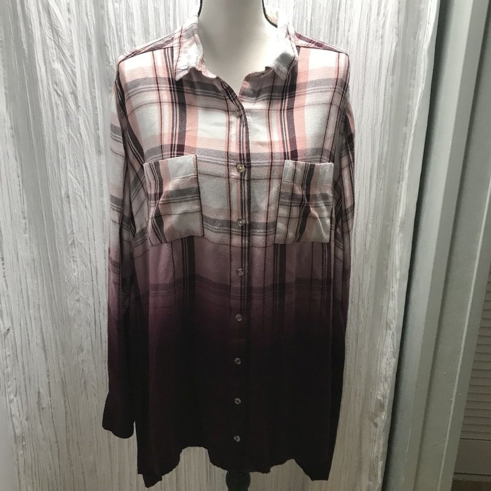 Lane Bryant Long Sleeve Button Down 22 /24